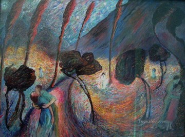 beso Marianne von Werefkin Expresionismo Pinturas al óleo